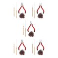 thumbnail image 3 of Goriertaly Efficient 500x Micro Link Rings Beads Plier Hook Pulling Needle Tools for Hair Extension Professionals 3 5Set, 3 of 6