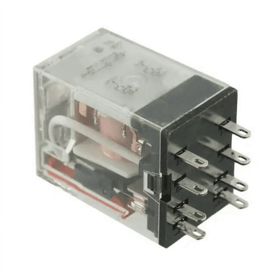 Omron Industrial Automation Relay, Dpdt, 250Vac, 30Vdc, 10A - MY2 DC12 (S)
