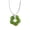 White-Green, variant on Unique Hollowed-Out Flower Pendant Necklace Acrylic Flower Jewelry Pendant Choker Suitable for Any Occasion
