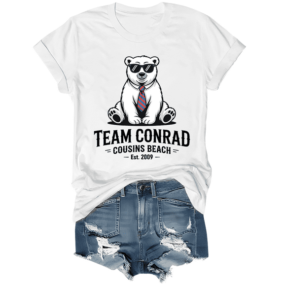 Team Conrad Shirt Cousins Beach T-Shirt Graphic Tees Unisex-Adult Tshirt