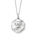 thumbnail image 1 of 925 Sterling Silver Antiqued For You My Sister 18in. Necklace; 18 inch; for Adults and Teens; for Women and Men, 1 of 4