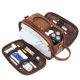 thumbnail image 1 of Bolsas de cosméticos de PU para mujer, bolsa de maquillaje con doble cremallera, bolsa de almacenamiento de artículos de tocador, bolsa de lavado para hombres, bolsa de maquillaje para viajes al air, 1 of 5