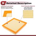 thumbnail image 3 of Car Engine Air Filter No.1780125020 for Toyota 2019-2022 Long Life Filter Air Cleaner Element 1 Pc, 3 of 8