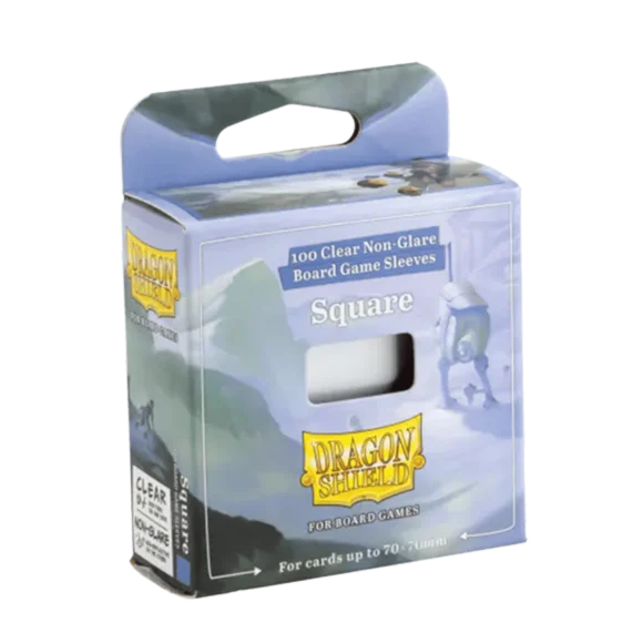 Dragon Shield: Board Game Sleeves: Clear Non-Glare: Square - 1 Pack