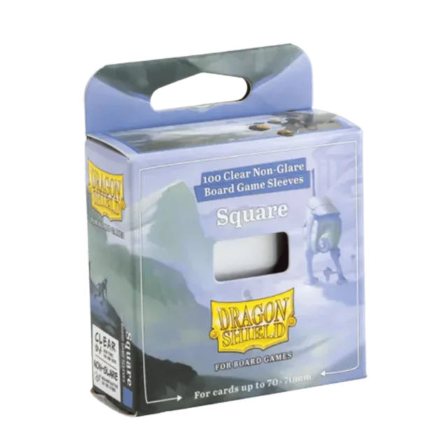Dragon Shield: Board Game Sleeves: Clear Non-Glare: Square - 1 Pack