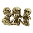 thumbnail image 2 of Ebros Gothic Alchemy See Hear Speak No Evil Skeletons Macabre Figurine Home Decor, 2 of 7