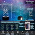 thumbnail image 2 of Stitch 3D Lamp Manga LED Night Light, Stitch Bedside Lamp Night Light 16 Colors 3D Desk Lamp Decoration, USB Powered Touch Remote Kids Night Lamp, 2 of 4