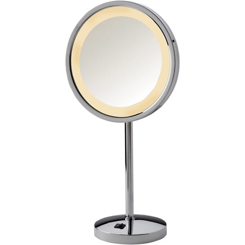 CLEARANCE Meridian Lighting Clearview 5" LED Illuminated 5X Magnifying Mirror 