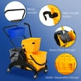 thumbnail image 6 of Mop Bucket - 6.9 Gallon Mop Pail With Removable Side Press Wringer, 6 of 10
