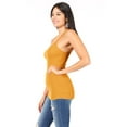 thumbnail image 3 of Women's Casual Ribbed Racerback Solid Stretch Cami Tank Top, 3 of 4