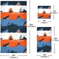 thumbnail image 2 of Coolnut 3 PCS Towel Shark Pattern Cotton Bath Towel Set (1 Bath Towel, 1 Hand Towel, 1 Washcloth) for Bathroom, Super Soft and Quick Dry Towels, 2 of 6
