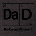 thumbnail image 3 of CafePress - Dad: The Essential Element T Shirt - Mens Football Shirt, 3 of 4