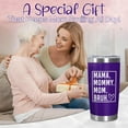 thumbnail image 2 of Mothers Day Gifts for Mom from Sons Daughters - Stainless Steel Insulated Coffee Tumbler with Lid 20 oz - Birthday Gifts for Mom Mama Mother-in-law, Funny Tumbler for Women, 2 of 6