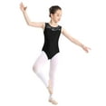 thumbnail image 3 of CHICTRY Little Girls Solid Ballet Dance Leotard Cutout Back Gymnastics Leotard, 3 of 7