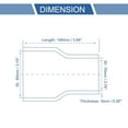 thumbnail image 3 of Ofertas Únicas 1 Pcs Manguera de Silicona Azul para Coche Universal ID 100mm Longitud 3.94" 70-80mm 2.76"-3.15" 0 Grados, 3 of 7