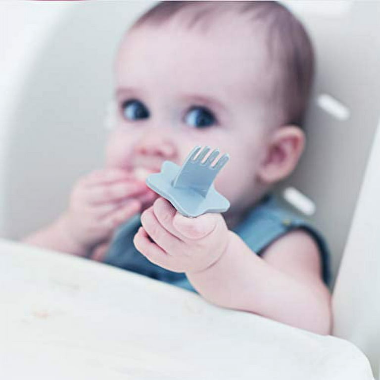 Nooli First Self-Feeding Utensils: USA-Made, BPA-Free Spoon & Fork
