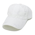 thumbnail image 2 of Fewfanhot Unisex Vintage Washed Distressed Baseball Cap, Fashion Sun Hat with Faded-Look for Casual Outdoor Style, 2 of 3