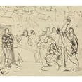 thumbnail image 3 of Benjamin Robert Haydon 22x20 Black Modern Framed Museum Art Print Titled - Study of the Resurrection of Lazarus., 3 of 5