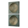 thumbnail image 2 of Uttermost Sybil Contemporary Metal Wall Panel in Antique Gold (Set of 2), 2 of 4
