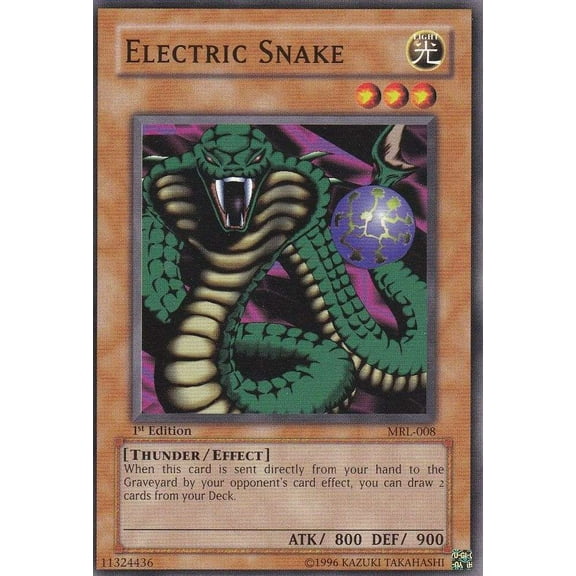 YuGiOh Magic Ruler Common Electric Snake MRL-008 (1st Edition)