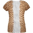 thumbnail image 1 of T-shirt pour Femmes à Imprimé Intégral de Costume de Guépard d'Halloween, 1 of 2