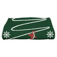 thumbnail image 2 of Simply Daisy 28" x 58" Holiday Anchor Geometric Print Bath Towel, 2 of 2