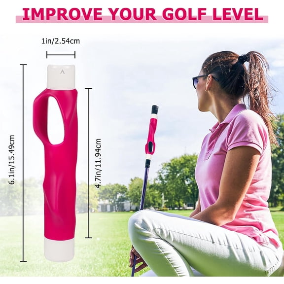 Golf Grip Trainer Right Hand for Women, for Man,for Lady, Golf Training aids -Anti-Slip Golf Club Grips, Corrects Hand Position & Builds Muscle Memory for Clubs, Fits Most Golf Grips