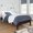 Brown, variant on Cappuccino Queen Platform Bed with Low-Profile Rails, Wooden Bed Frame for Small Bedroom, Easy Assembly