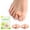 Beige, variant on Bukihome Toe Separators Bunion Corrector - 8 Pack Big Toe Spacers with 2 Loops, Suitable for Bunion and Overlapping Toes, Reduce Foot Pain(White)