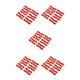 thumbnail image 2 of Soidarity 6 piezas de tiras de alimentación de silicona en forma de H de equilibrio de raqueta de tenis rojo Type2 NO2, 2 of 6