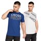 thumbnail image 1 of Crosshatch - Camiseta Alstan para Hombre - Pack de 2 (Marino, Gris Jaspeado), 1 of 7
