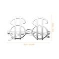 thumbnail image 2 of WORGEOUS 4pcs Portable Party Eyeglasses Glasses Party Glasses Party Accessories, 2 of 8