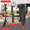thumbnail image 4 of Portable Foldable Mini Desktop Tripod Phone Holder with 3 Sections Extendable Adjustable Phone Clip Length for Smartphone Vlog Recording Selfie Live Stream, 4 of 9