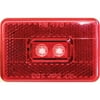 Peterson V170R Led Marker/ Clearance P2 Rectangular 3.1in.X2.0in., Red, Viz Pack