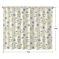 thumbnail image 5 of Pioneer Flower Floral Print Pattern Shower Curtain 84"x72", Bathroom Decorative Shower Curtain Set with 12 Hooks, Waterproof Washable, 5 of 6