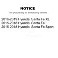 thumbnail image 2 of Transit Auto Front Hub Bearing Assembly and Link Kit for Car Hyundai Santa Fe Sport XL - Left Right Side (Driver Passenger) K7T-101156, 2 of 11
