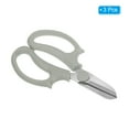 thumbnail image 3 of Uxcell Garden Scissors Floral Shears Floral Scissor Gardening Pruning Shears Grey 3 Pcs, 3 of 5