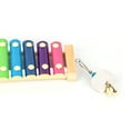 thumbnail image 3 of Chicken Toy Chicken Xylophone Toy Wooden Suspensible Hen Musical Toy with 8 Keys Coop Pecking Toy Hanging Feeder Toy for Chicken Bird Parrot Macaw Hens, 3 of 7