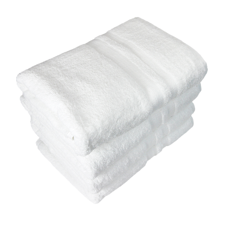 12 Pack Magellan Bath Towels - Large 27 x 54 Bulk White Soft Cotton Towel  Set