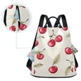 thumbnail image 5 of FORMRS Women's Travel Backpack Purse Anti-Theft Hidden Pockets Casual Shoulder Bag, Red Cherry, 5 of 7