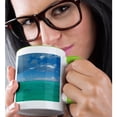thumbnail image 2 of 3drose, Lagoon Areas of Yap, Micronesia., 11oz Two-tone Green Mug, 2 of 6