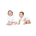 thumbnail image 4 of Gerber Baby Boy or Girl Gender Neutral White Short Sleeve and Long Sleeve Onesies Bodysuit Bundle, 8-Piece, 4 of 11