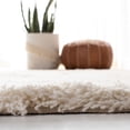 thumbnail image 6 of SAFAVIEH Casablanca Nick Geometric Wool Shag Area Rug, Ivory/Black, 4' x 6', 6 of 9