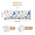 thumbnail image 3 of Picia Butterfly Body Pillow Cover - Super Soft Microfiber 20x54 Body Pillow Case - Envelope Closure, Wrinkle, Stain Resistant Body Pillow Cover,Elegant Bedding, 3 of 8