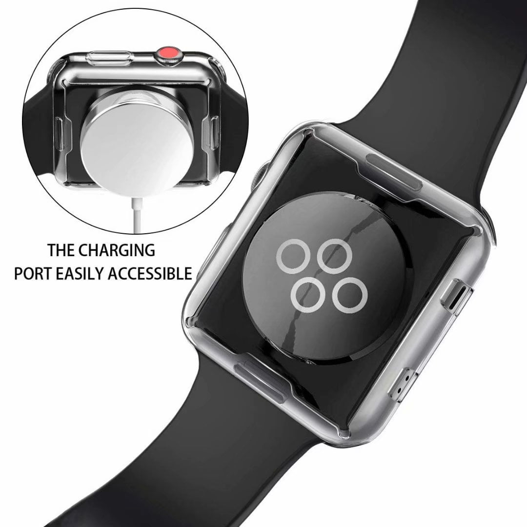 2-Pack Series 3 38mm Case for Apple Watch Screen Protector, iWatch Overall  Protective Case TPU HD Clear Ultra-Thin Cover for Apple Watch Series 3 |  Walmart Canada