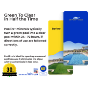 PoolRx+ Black/White 6-Month Swimming Pool Algaecide, 1 Tablet Treats 20k-30k Gallons Pool Algae Control