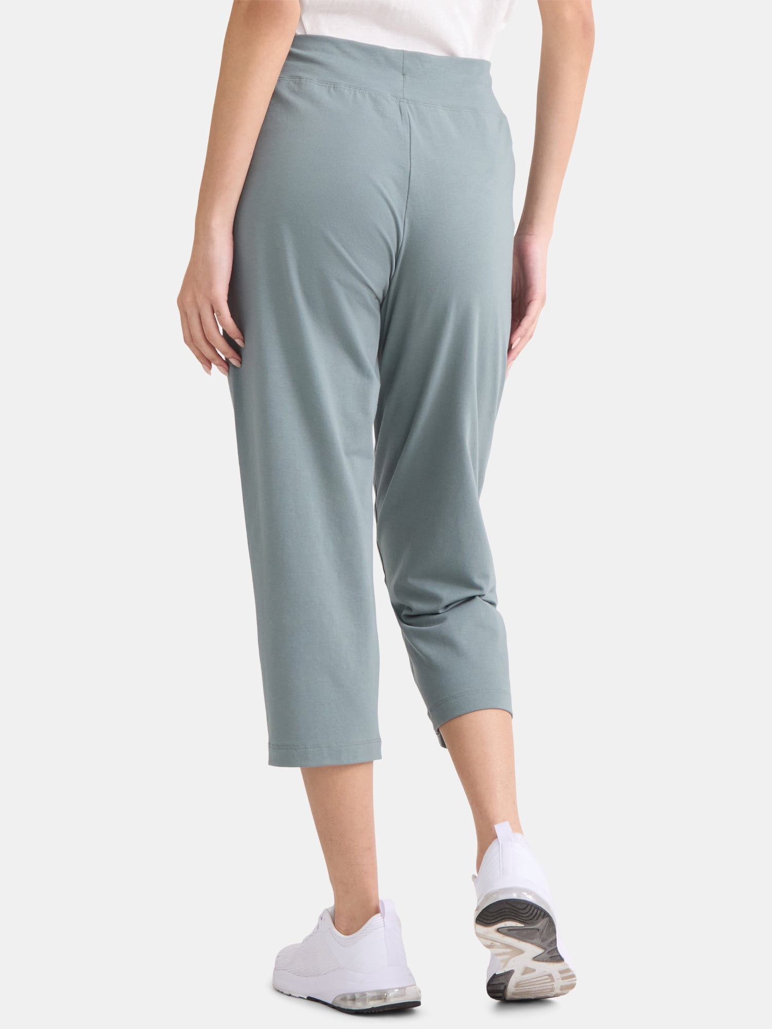 Athletic Works Women's and Women's Plus Knit Capri Pants, 22" Inseam, Sizes XS-4X