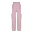 thumbnail image 6 of JUSLIO Pants for Women Casual Comfortable Sweatpants Pink XL, 6 of 9