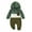 Green, variant on Elippeo Baby Boy Fall Romper Contrast Color Long Sleeve Hood Full Length Pocket Jumpsuit 3 6 12 18 Months