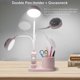 thumbnail image 4 of Children's Table Lamp, Desk Lamp (Pink) with Pen Holder, Automatic, 4 of 5